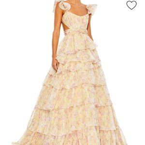 ISO!! MAC DUGGAL TIERED FLORAL DRESS